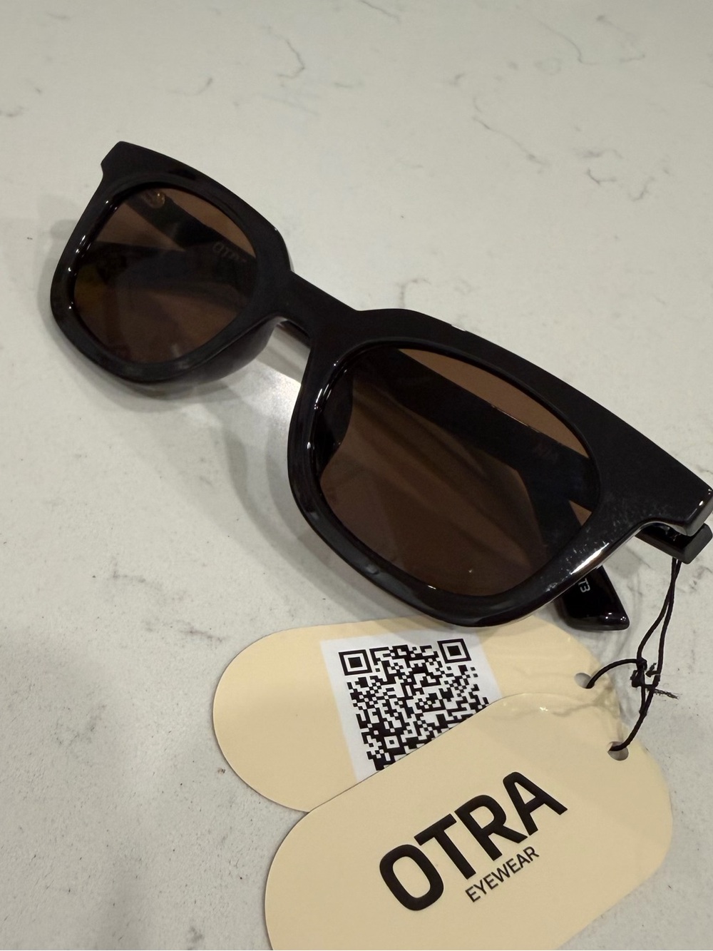 OTRA Women’s Blackish Brown Sunglasses with Brown Lenses